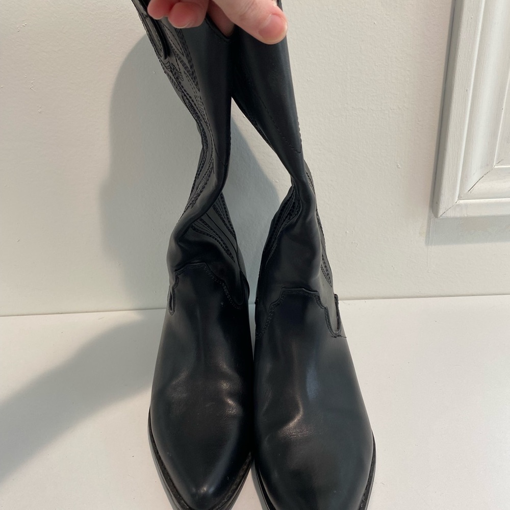 Black Women's Cowboy Boots